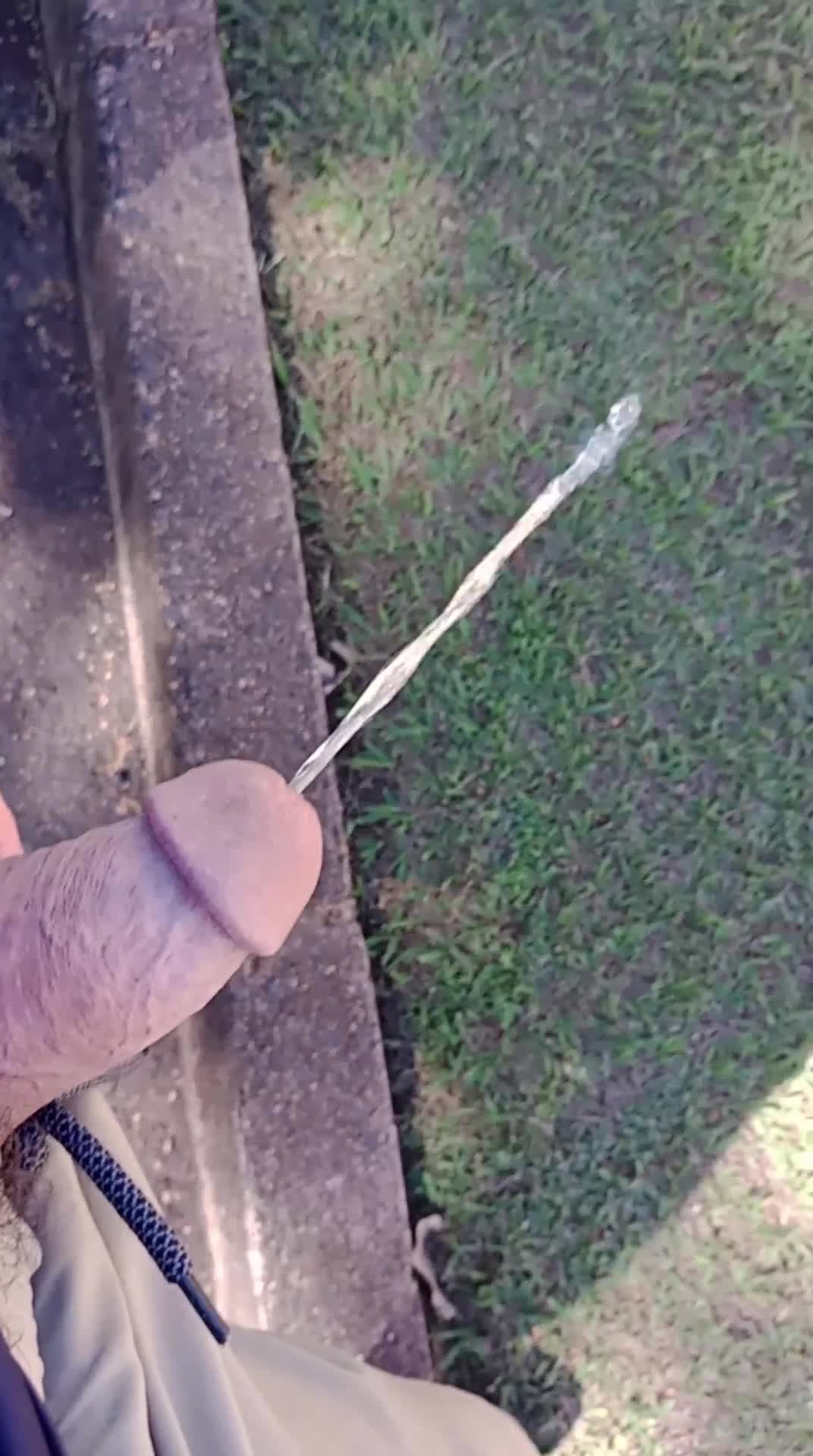 Exibicionismo e urinando ao ar livre