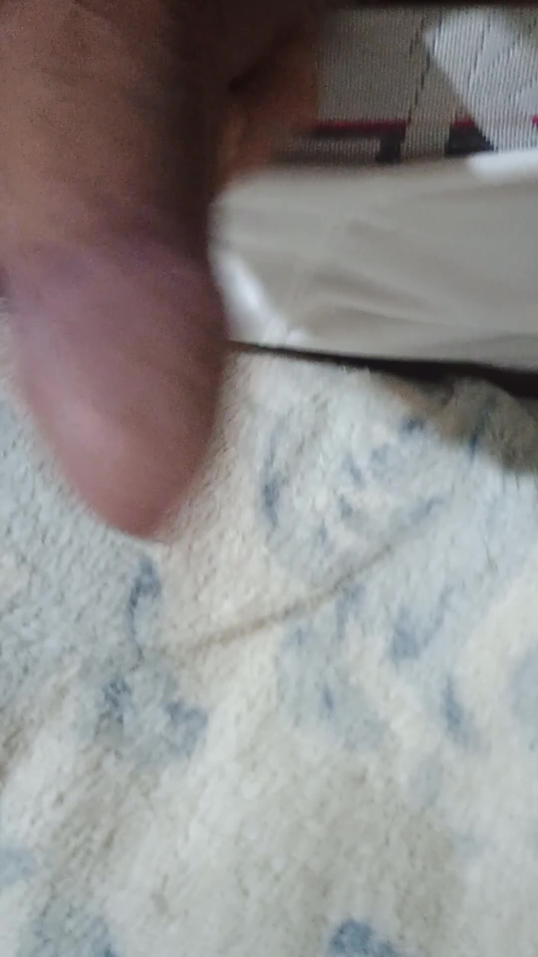 Close sensual de pênis ereto com textura e veias