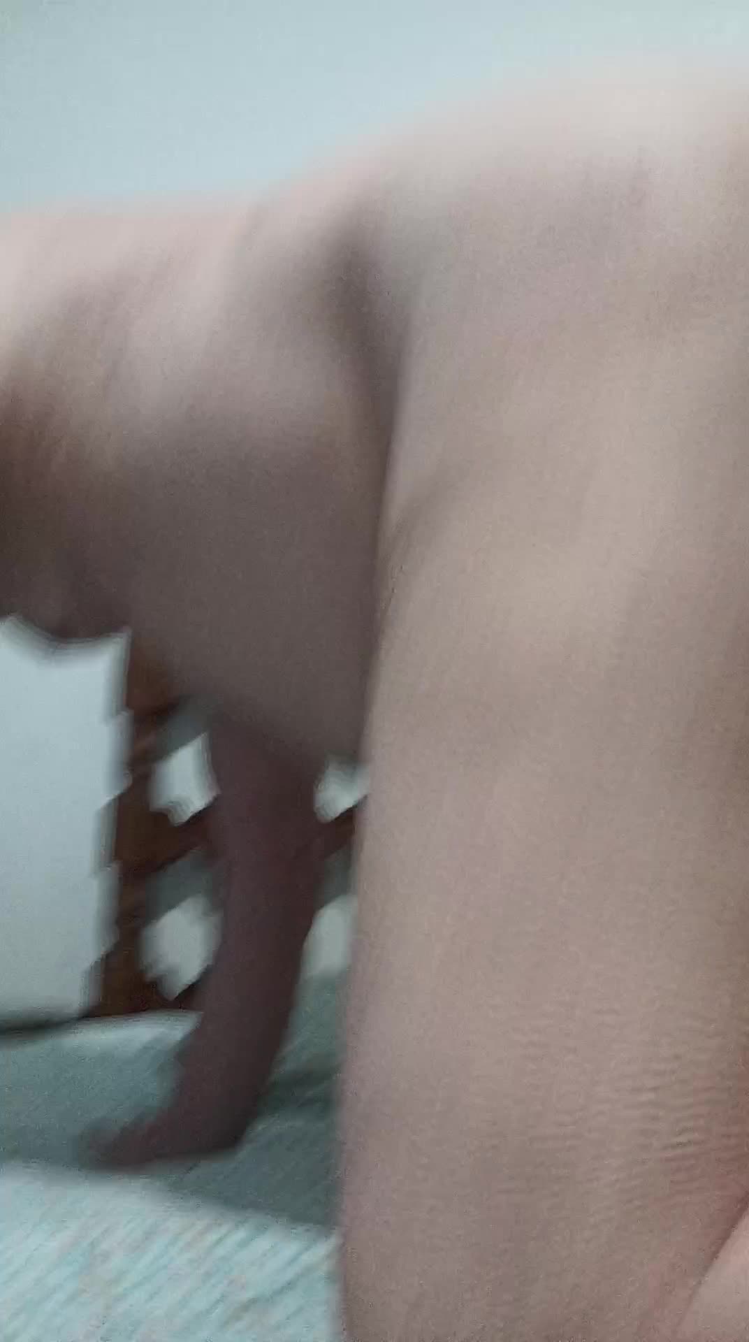 Exibicionismo com bunda e masturbação