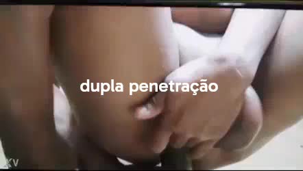 Cena quente com fetiches anal, penetração dupla e muito tesão