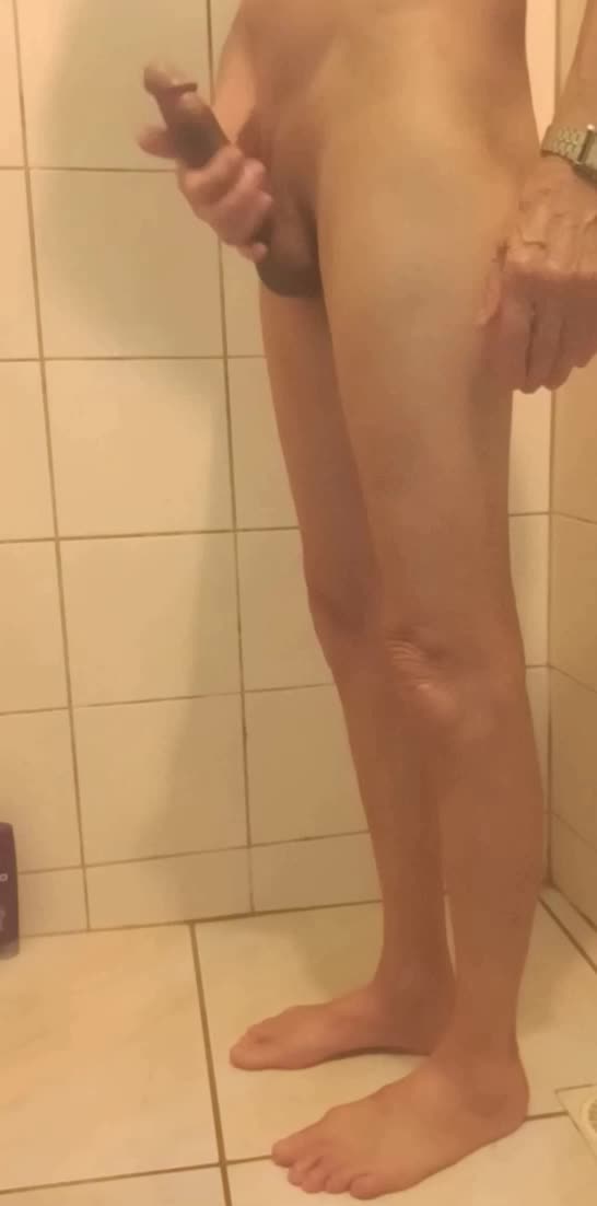 Masturbação e exibicionismo com pau grande