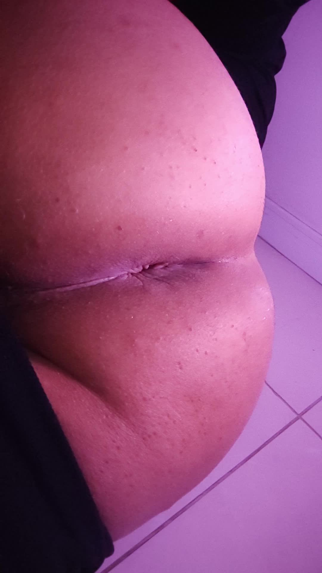 Close anal sensual com fetiche anal