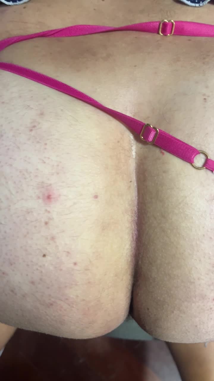 Fio dental, anal, bunda, penetração