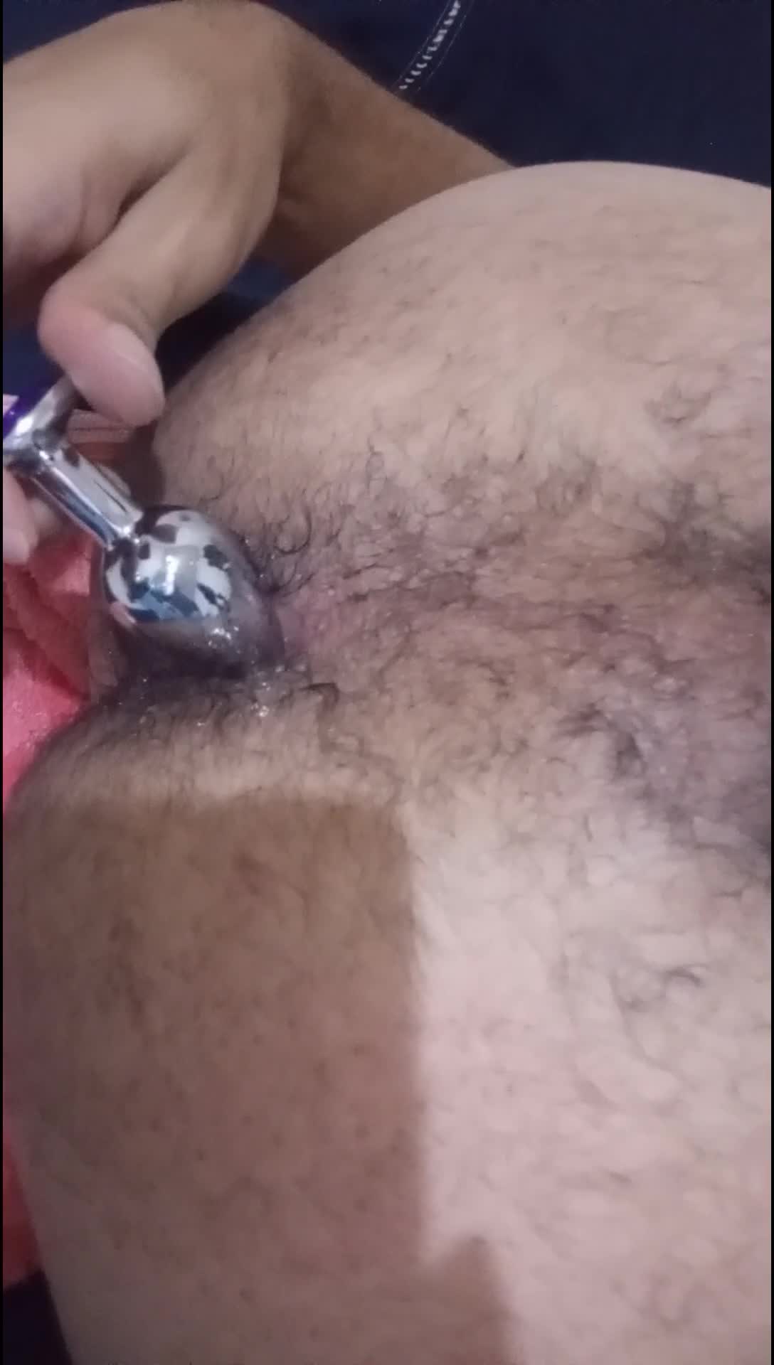 Plug anal de metal e brinquedos sexuais gays