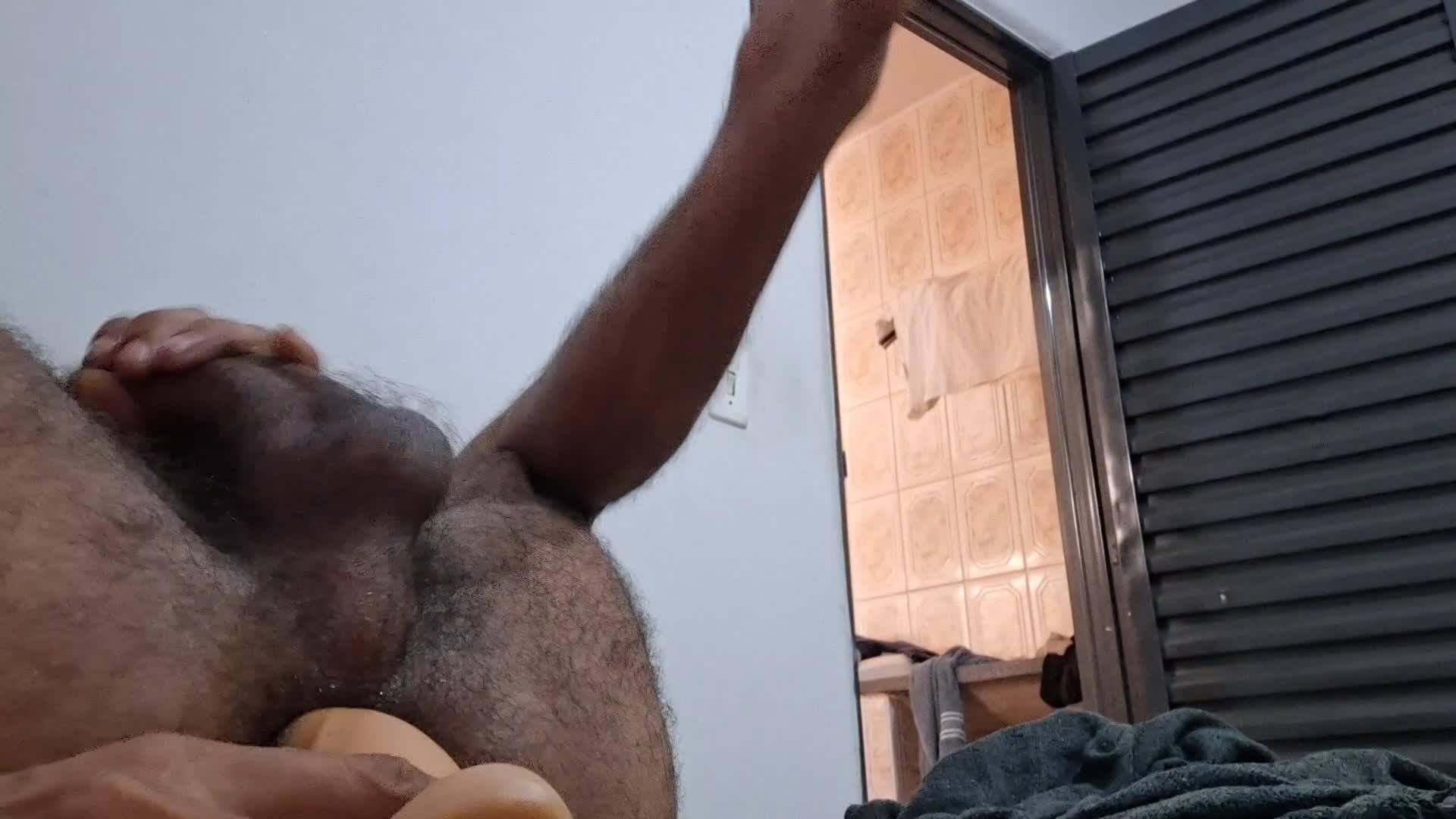 Masturbação com brinquedos sexuais e fleshlight