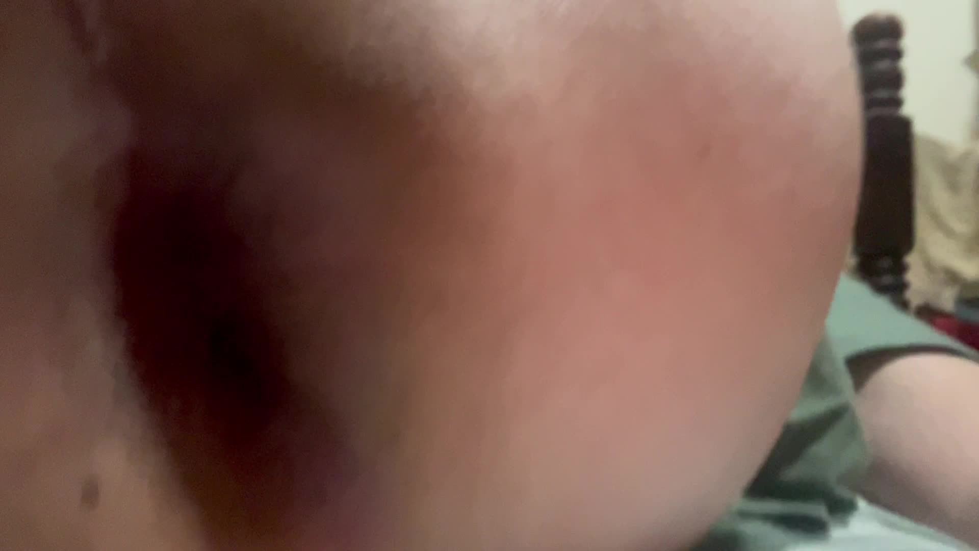 Close-up anal com cu rosado e tentador