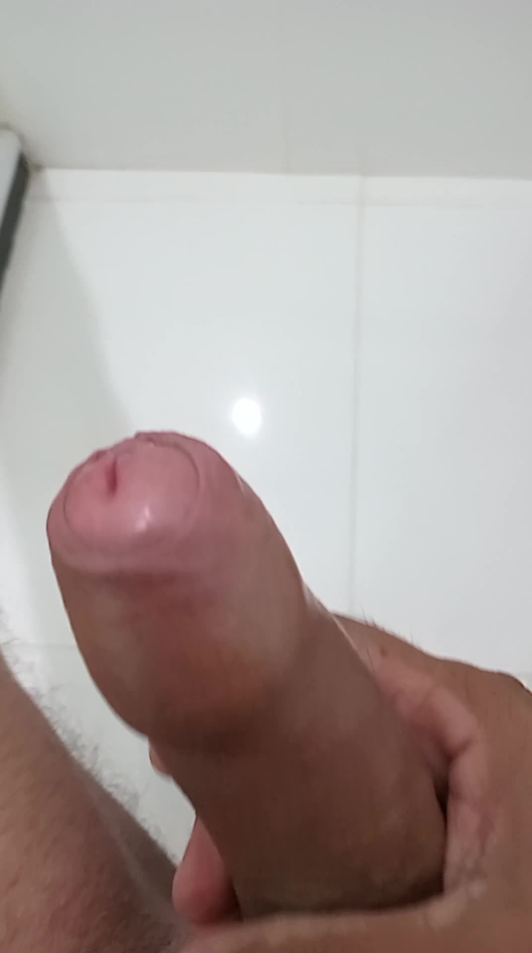 Masturbação com pau grande e muito tesão